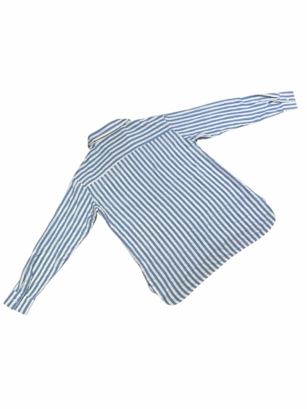 Boutique RSWO Blue & White Stripe Long Sleeve Button Down - Size Small - Picture 7 of 16